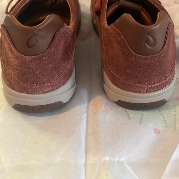 Like New OluKai Lae'ahi Li Kala Aloha Suede Sneaker Shoes Men's Sz  13M. - Picture 6 of 16